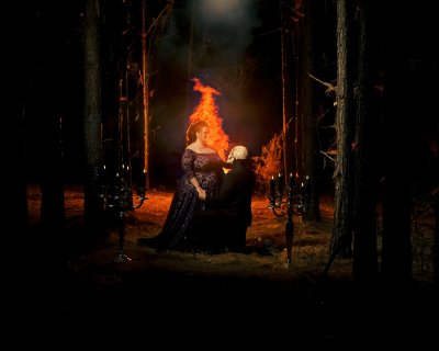 Epic Halloween Scary Horror Couples Creative Portrait